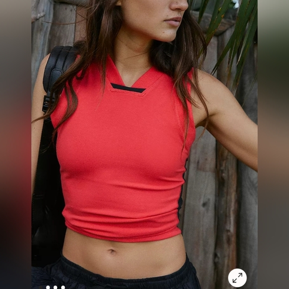 FP Movement by Free People Tops - NWOT Free People PowerWalk Tank in Red Size Medium